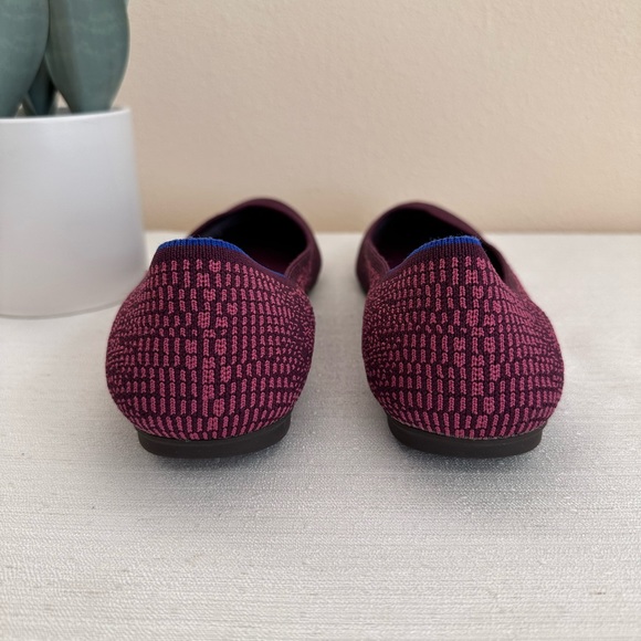 Rothy’s Fig Python Knit Flex Comfort Slip On Ballet Flats Women’s 10.5 - Picture 10 of 13